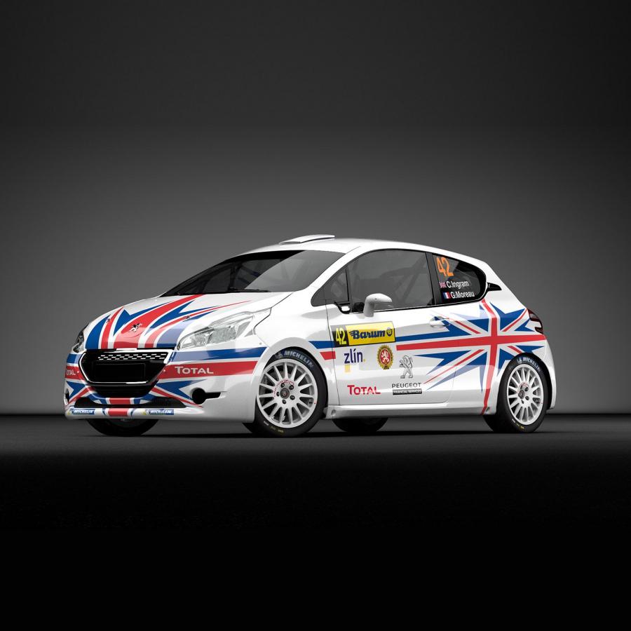  Peugeot 208 R2 Chris Ingram 2014 года  (фото 2 из 3)